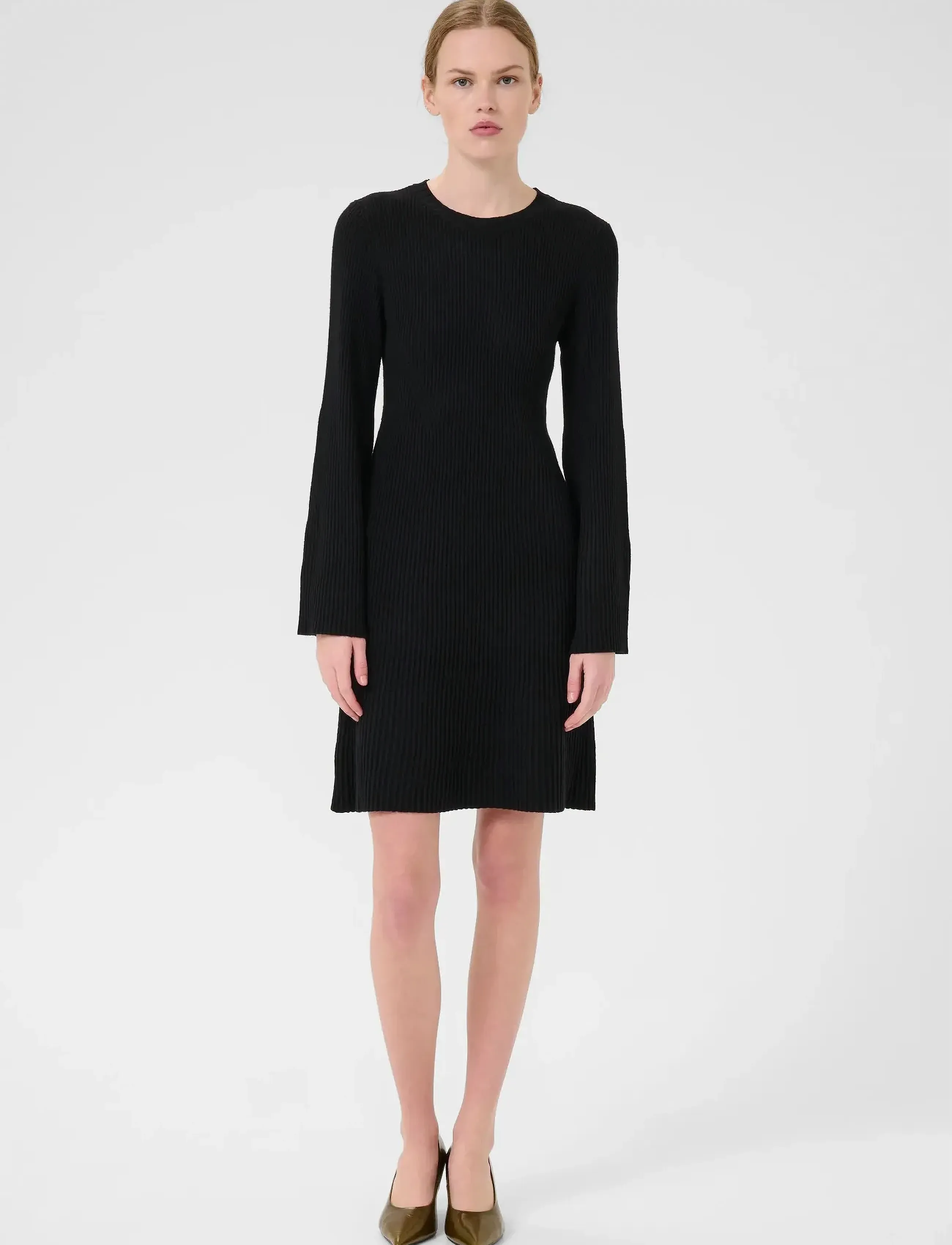 Gestuz - AntaliGZ wool short dress NOOS - strikkjoler - black - 3