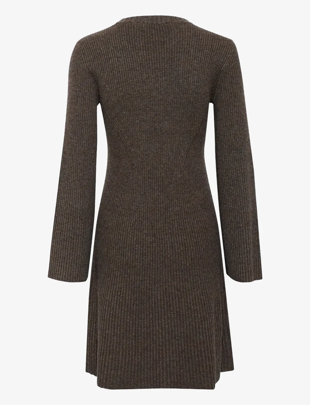 Gestuz - AntaliGZ wool short dress NOOS - strikkjoler - chestnut melange - 2