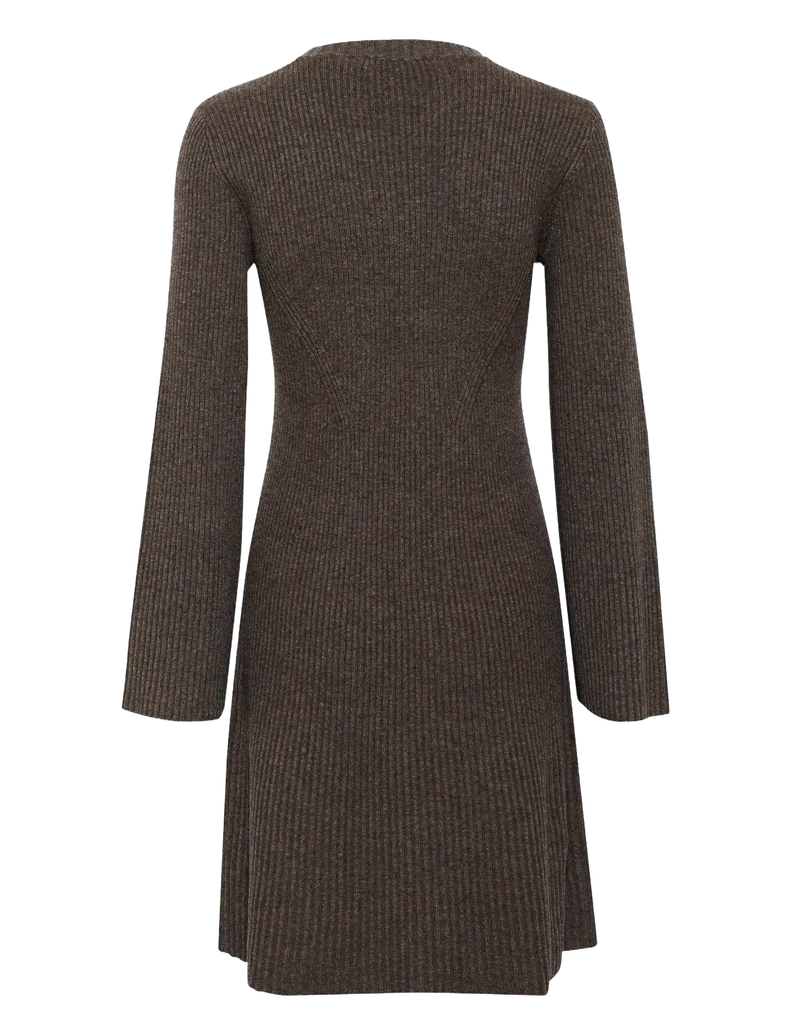 Gestuz - AntaliGZ wool short dress NOOS - strickkleider - chestnut melange - 2
