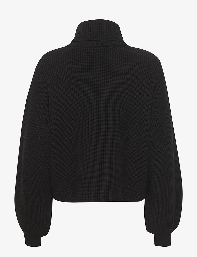 Gestuz - MebaGZ short pullover - rullekraver - black - 2