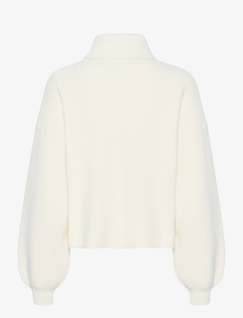 Gestuz - MebaGZ short pullover - kõrge kaelusega kudumid - egret - 2