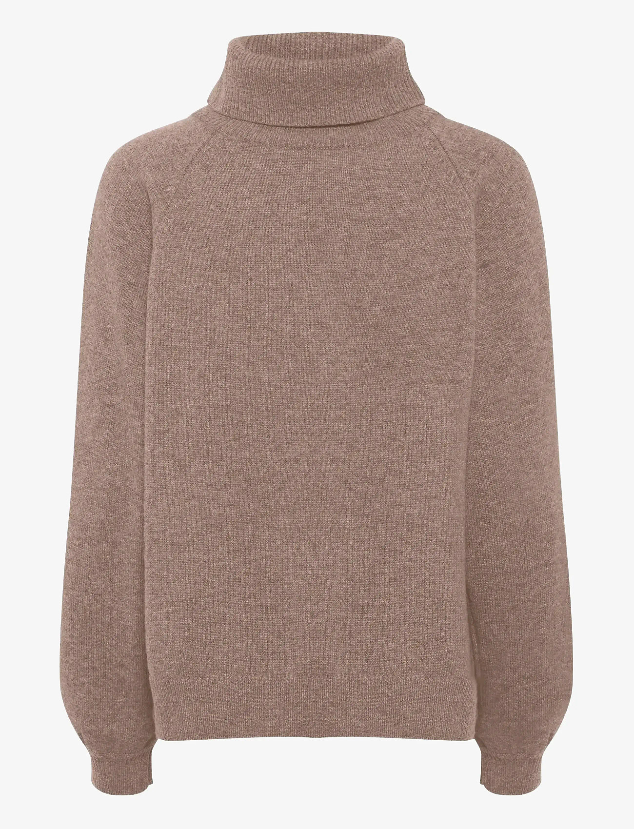 Gestuz - ManziGZ wool rollneck NOOS - polotröjor - chestnut melange - 1