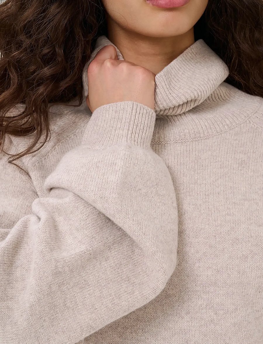 Gestuz - ManziGZ wool rollneck NOOS - rollkragenpullover - string melange - 5