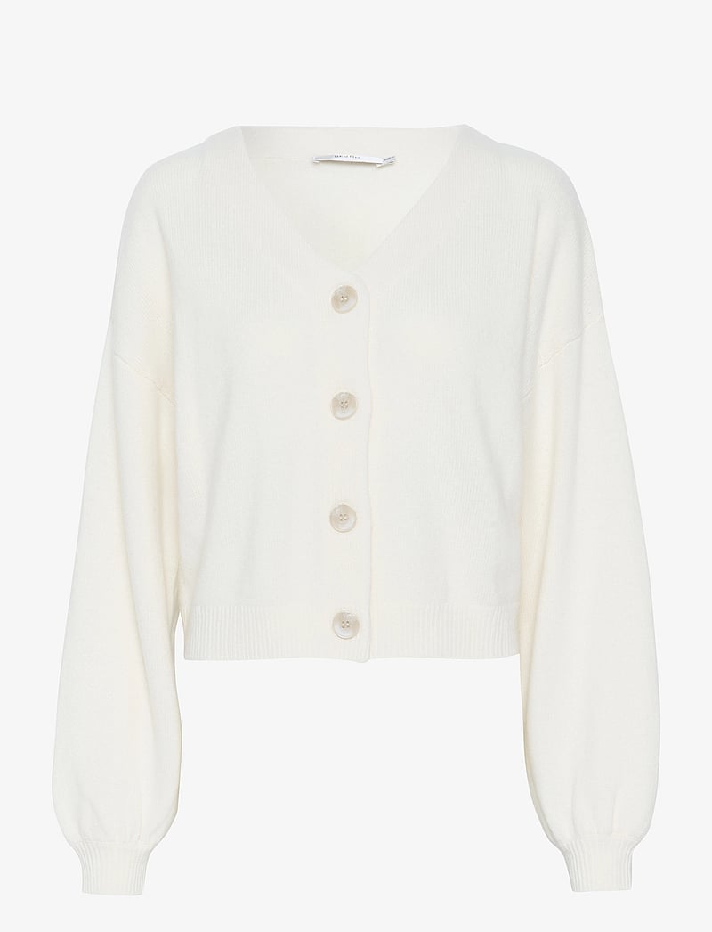 Gestuz - ManziGZ wool cardigan NOOS - koftor - egret - 1