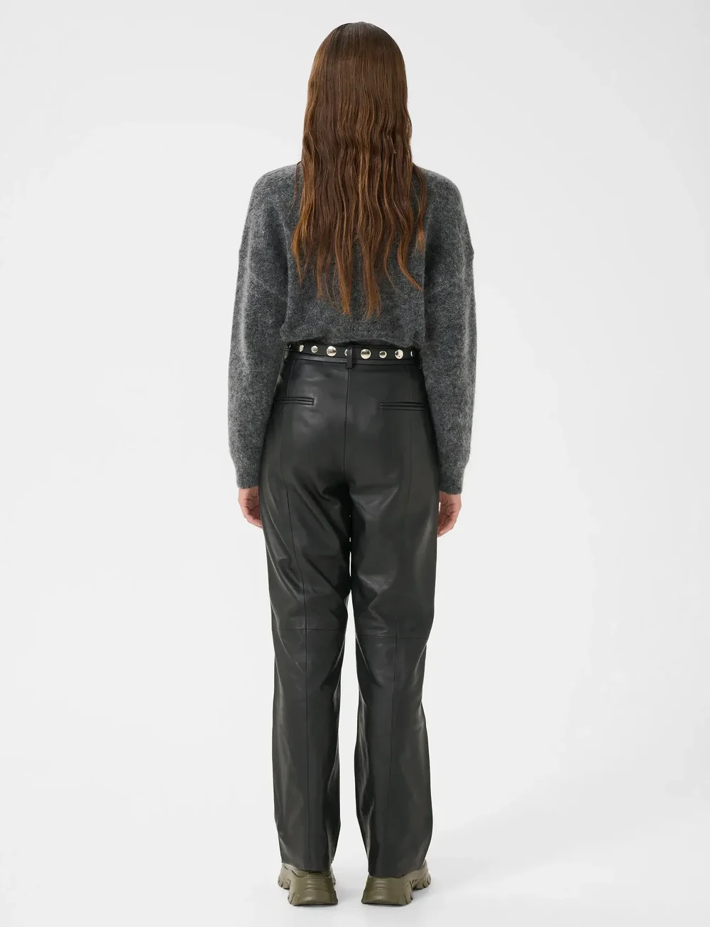 Gestuz - DebbieGZ pullover NOOS - striktrøjer - charcoal melange - 4