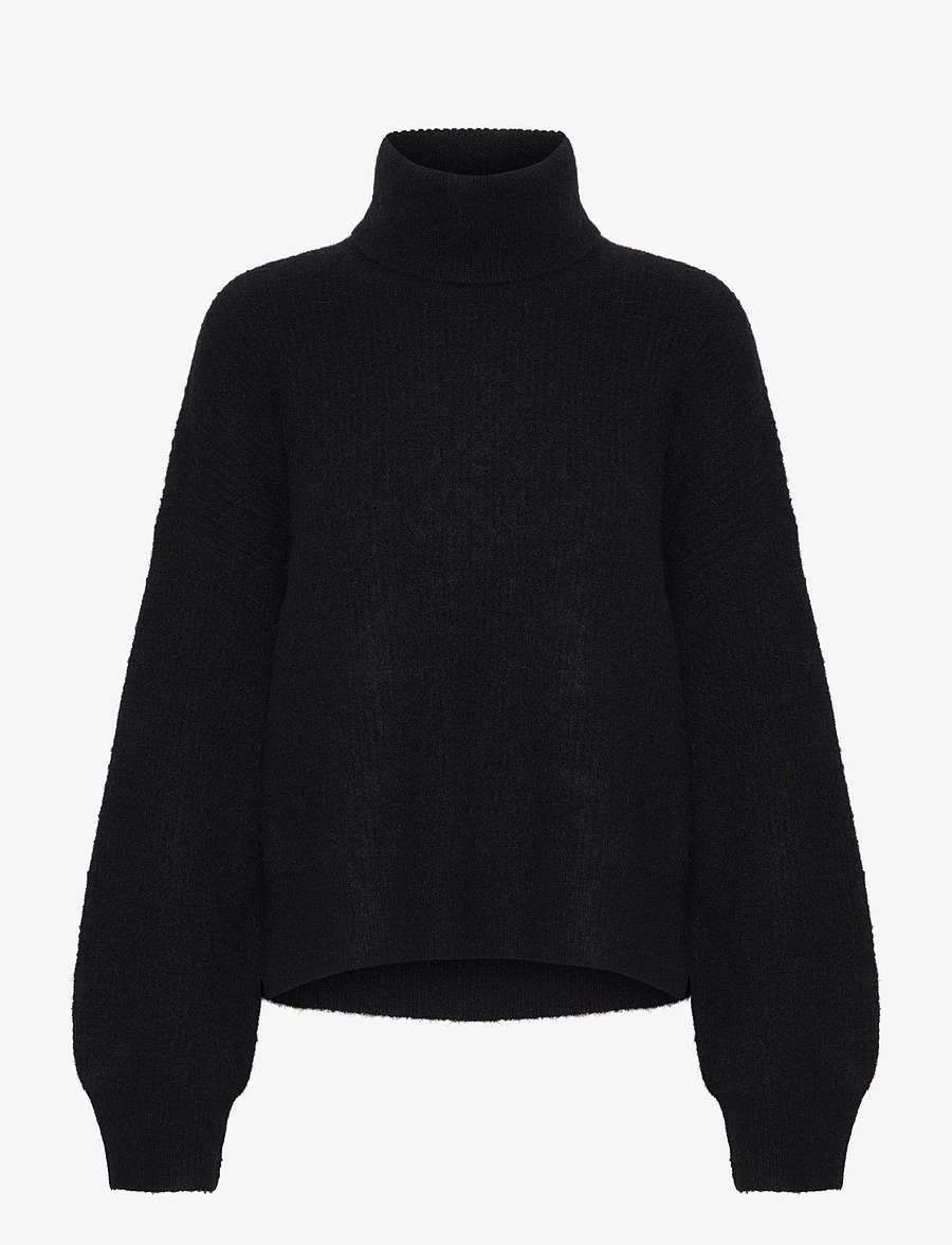 Gestuz - AlphaGZ rollneck NOOS - turtlenecks - black - 1