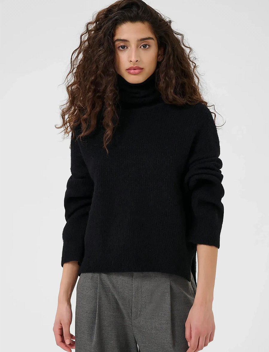 Gestuz - AlphaGZ rollneck NOOS - turtlenecks - black - 0