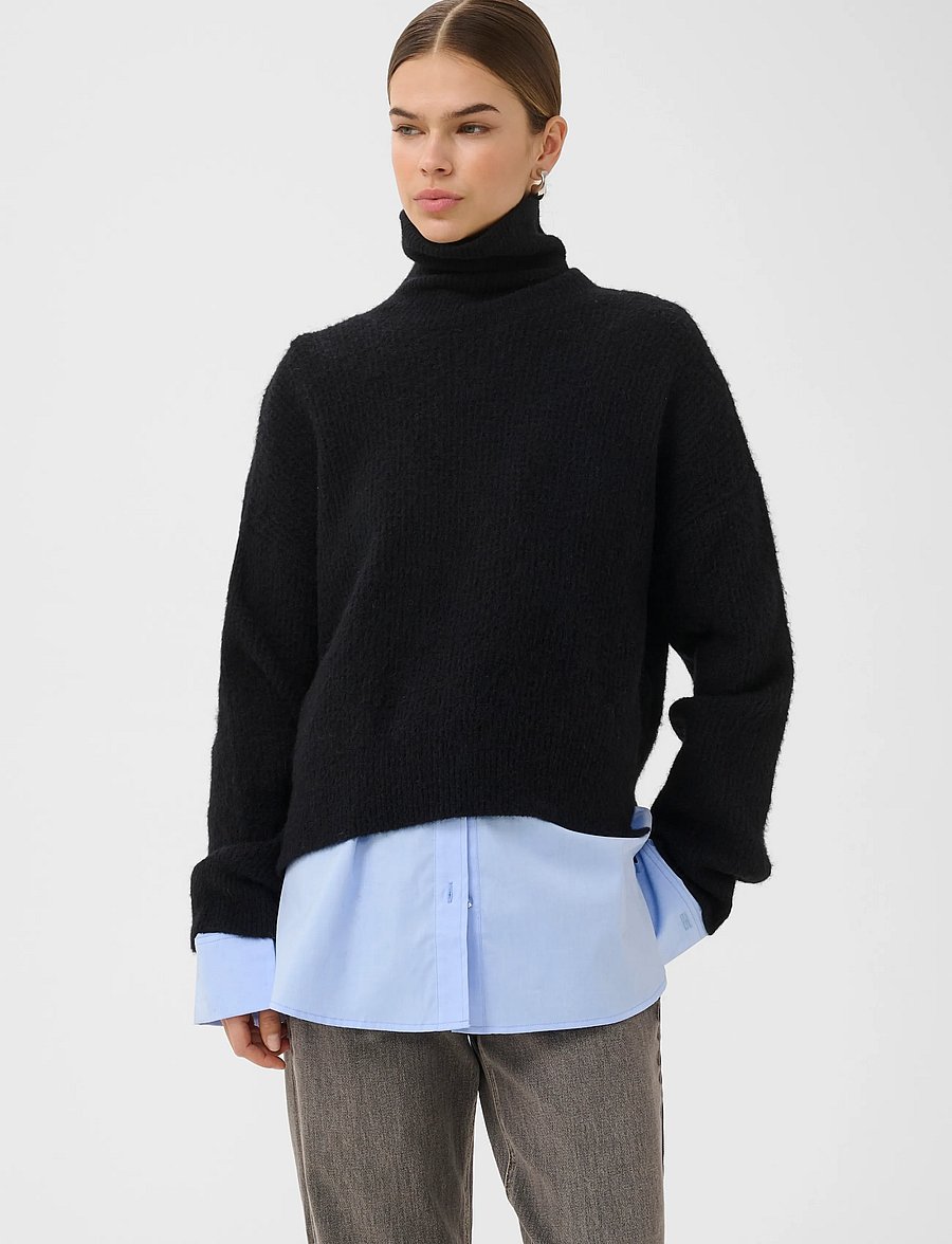 Gestuz - AlphaGZ rollneck NOOS - turtlenecks - black - 4