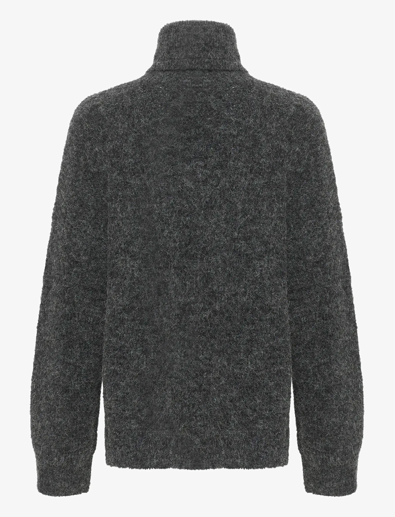 Gestuz - AlphaGZ rollneck NOOS - turtlenecks - charcoal melange - 2