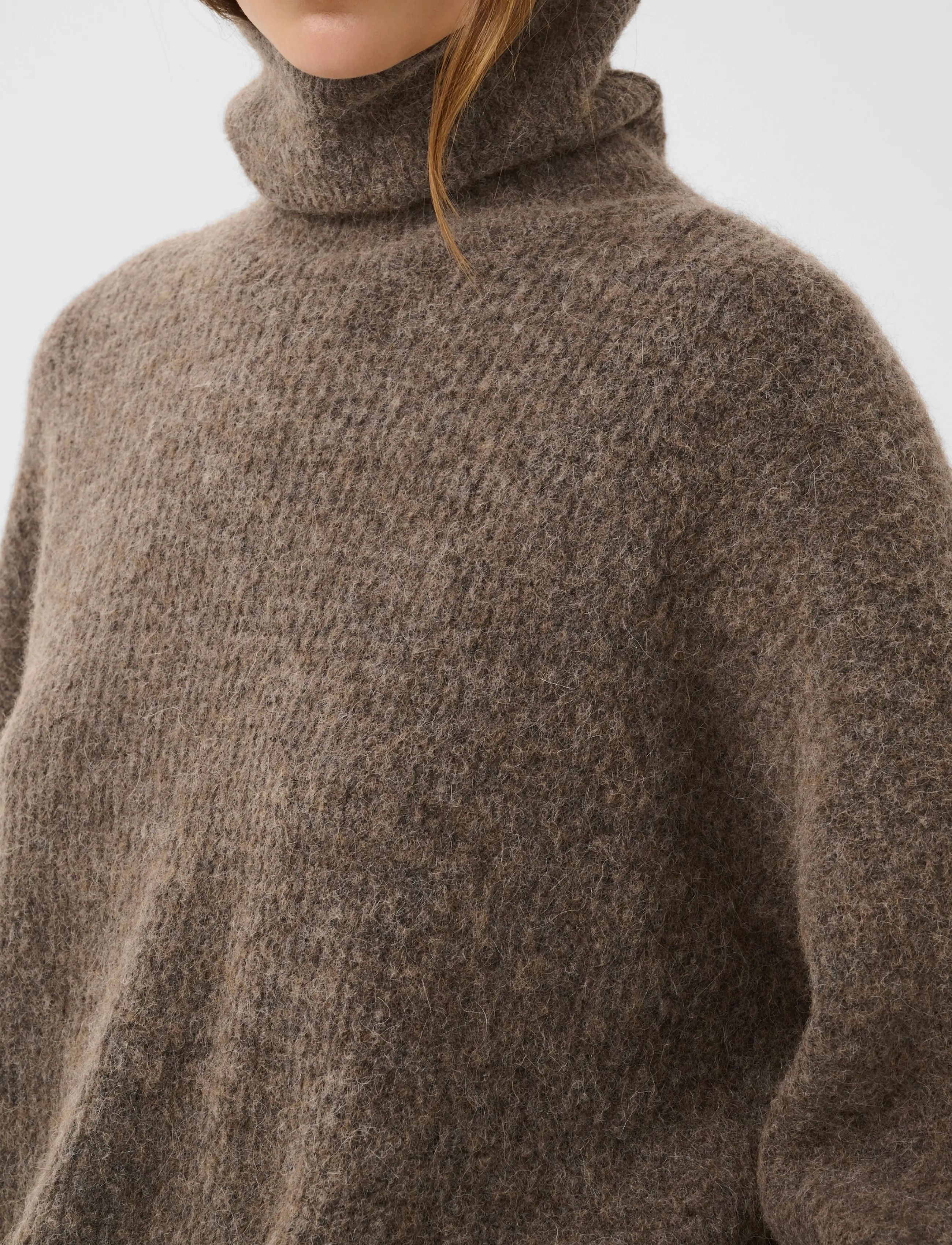 Gestuz AlphaGZ rollneck NOOS - Geburtstag - DARK SAND MELANGE / beige