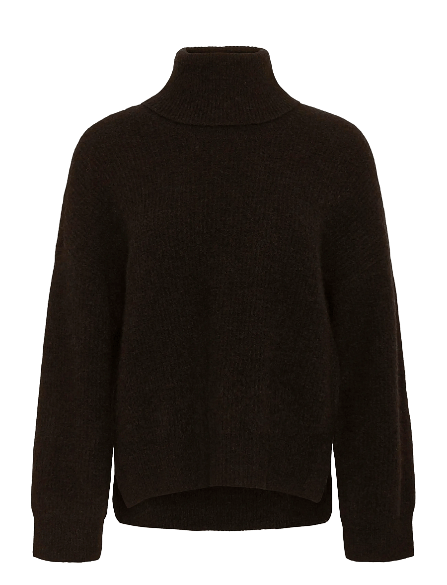 Gestuz - AlphaGZ rollneck NOOS - turtlenecks - ganache melange - 0