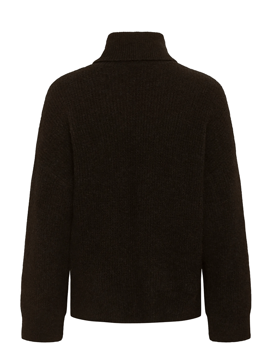 Gestuz - AlphaGZ rollneck NOOS - turtlenecks - ganache melange - 1
