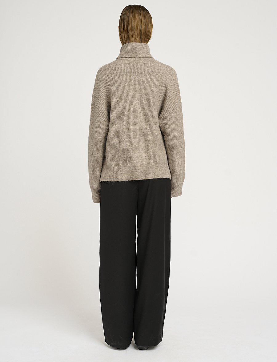 Gestuz - AlphaGZ rollneck NOOS - polotröjor - warm sand melange - 4