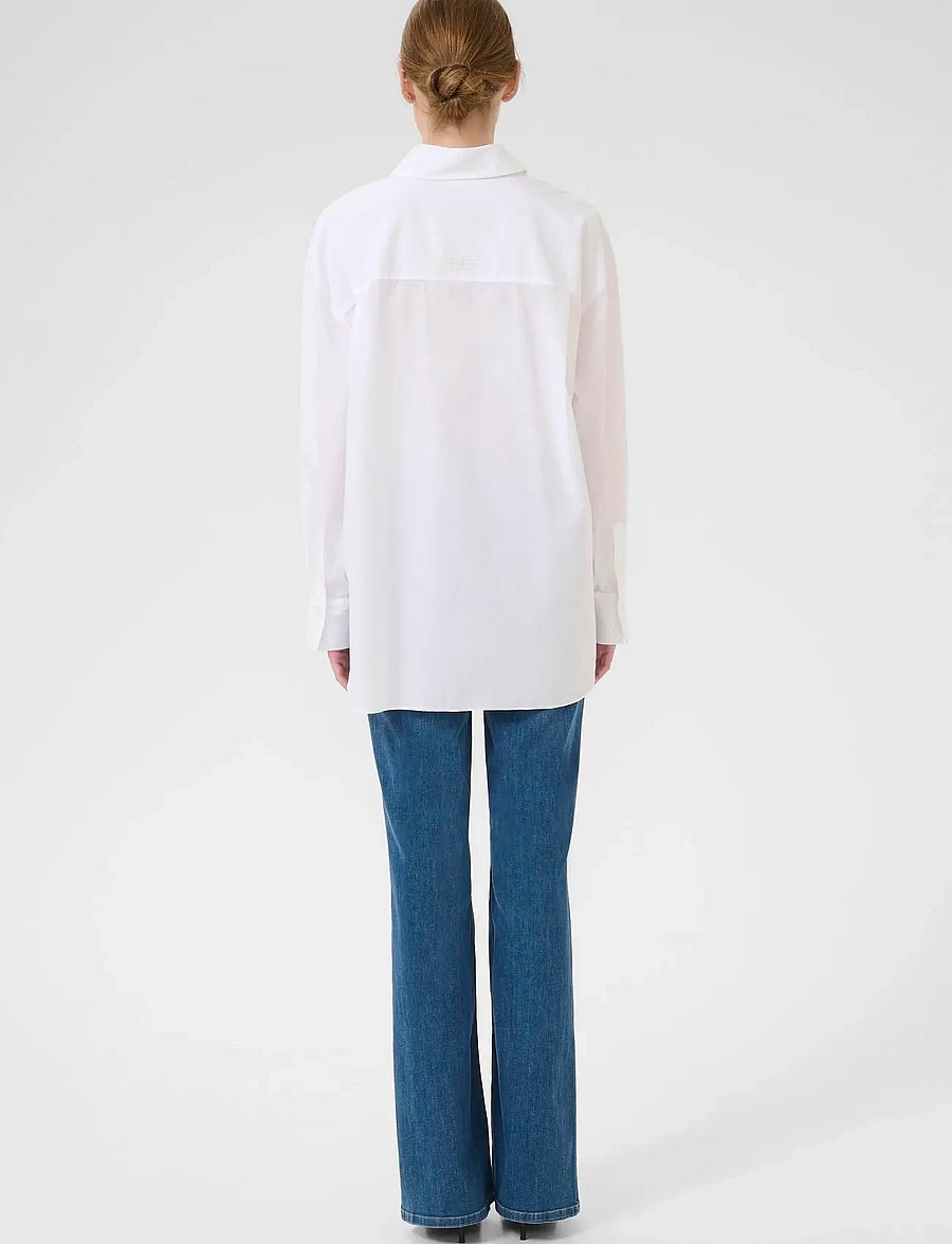 Gestuz - NoelleGZ shirt NOOS - langärmlige hemden - bright white - 4