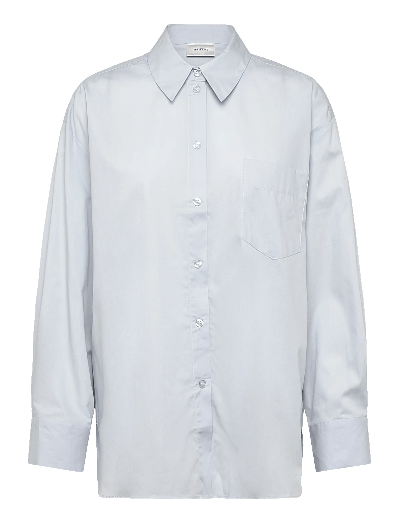 Gestuz - NoelleGZ shirt NOOS - långärmade skjortor - heather - 0