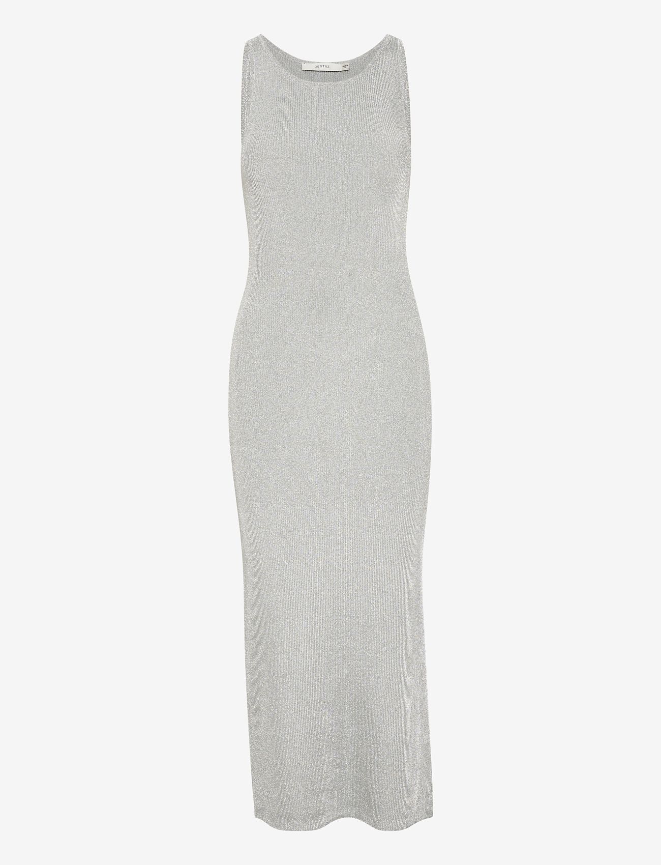 Gestuz SilviGZ dress - Midikleider - SILVER / silver