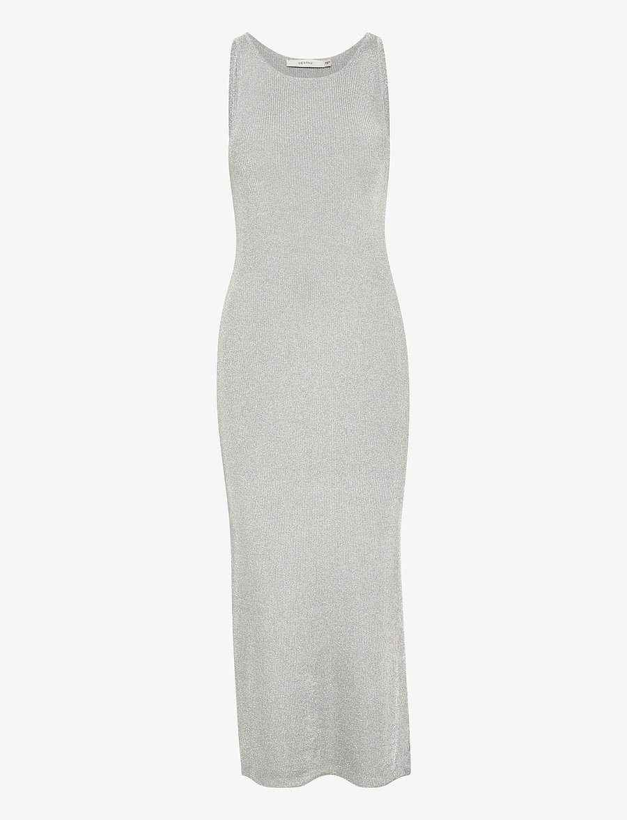 Gestuz - SilviGZ dress - fodralklänningar - silver - 1