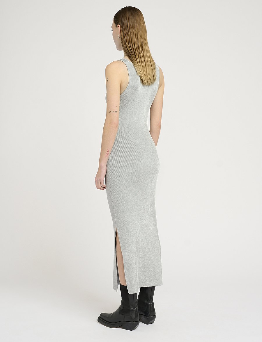 Gestuz - SilviGZ dress - fodralklänningar - silver - 4