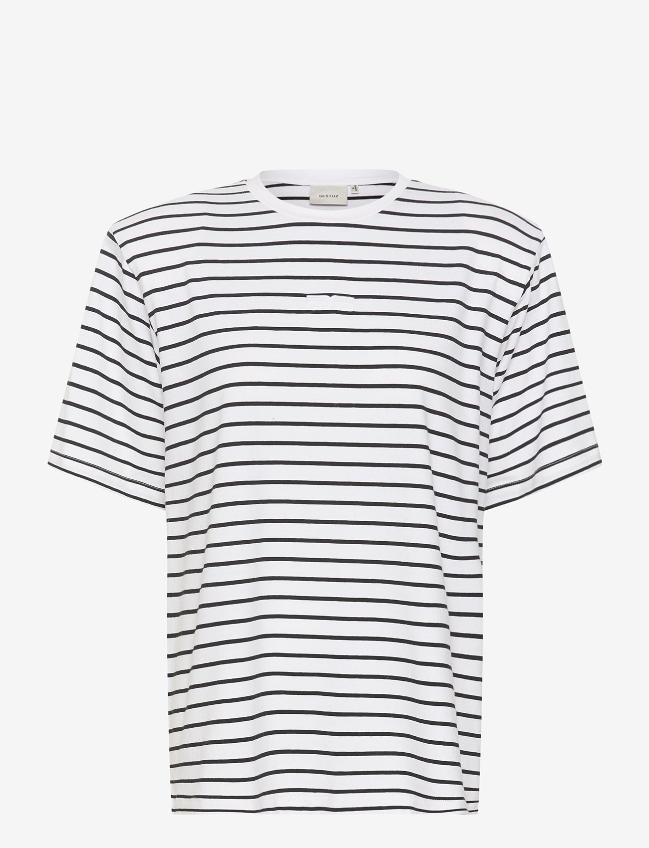 Gestuz - SamurillyGZ striped tee - white black stripe - 0