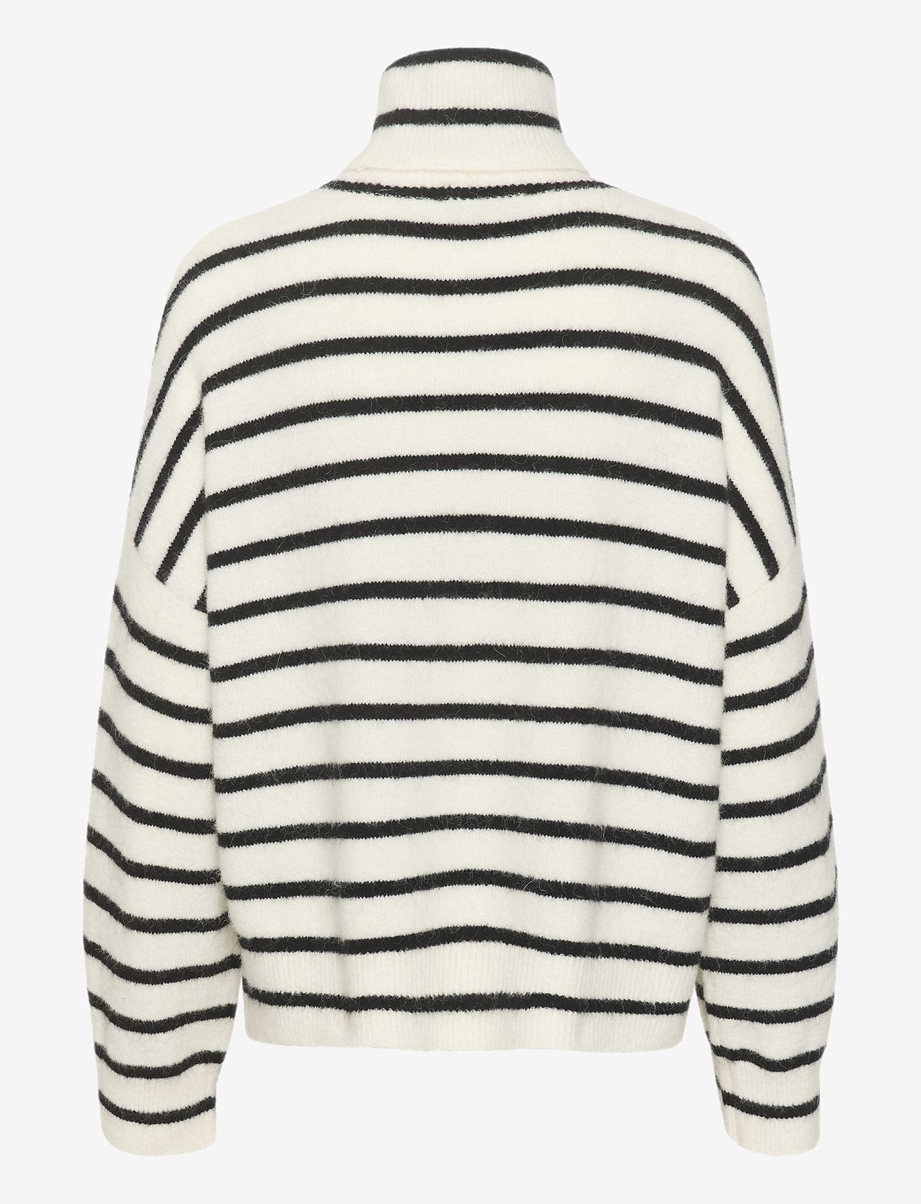 Gestuz - AlphaGZ rollneck striped NOOS - pullover - ivory black striped - 2