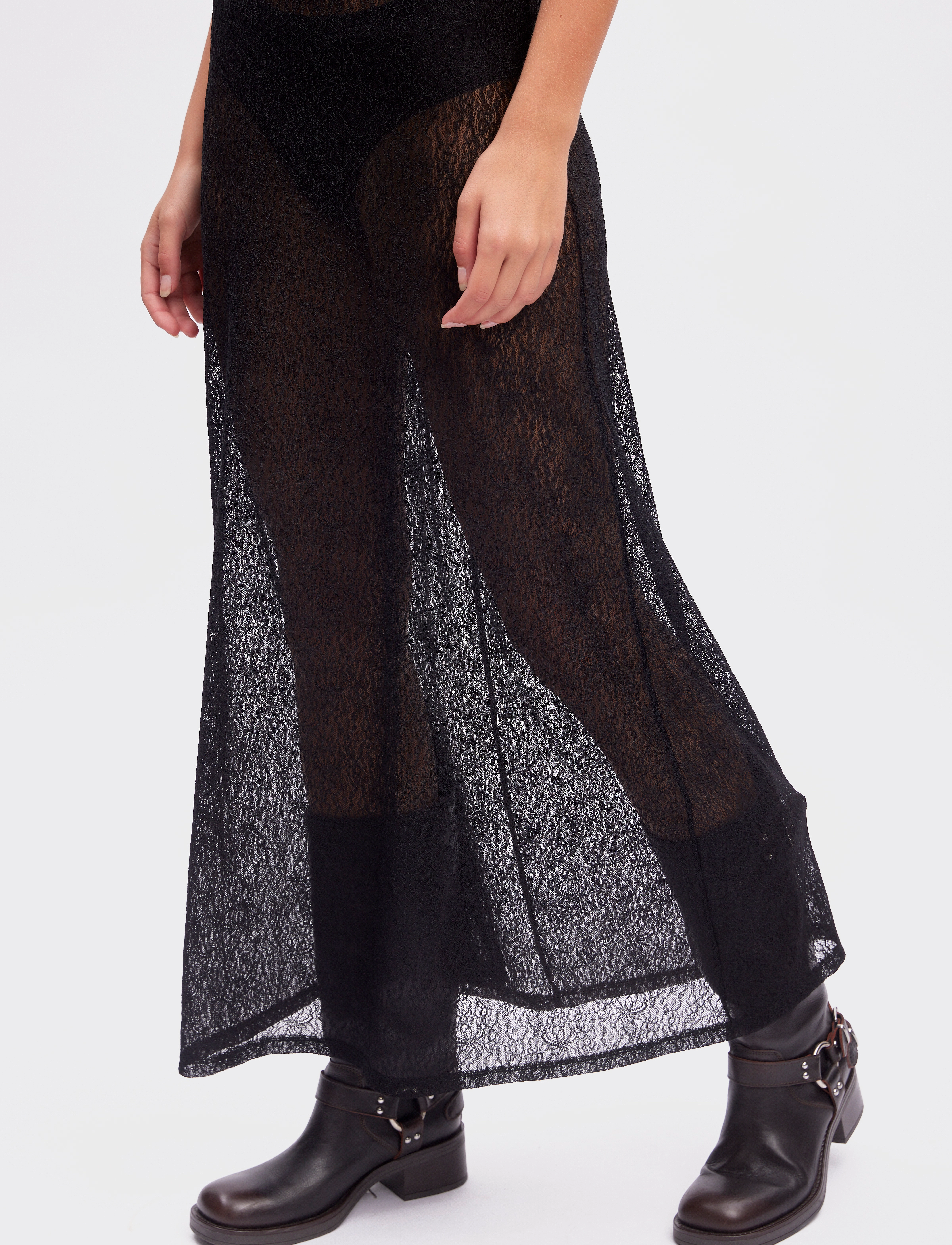 Gestuz LailaGZ maxi dress - Slip kjoler - BLACK / black