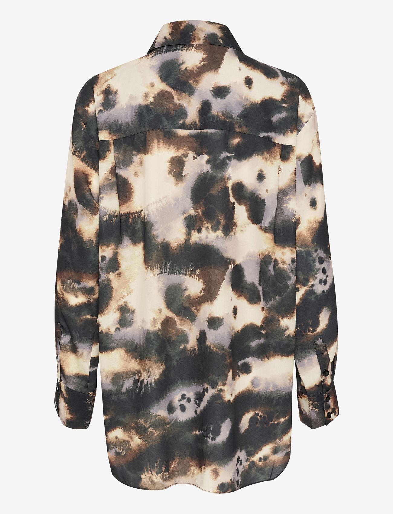 Gestuz - BehkaGZ P LS shirt - brown batic - 2