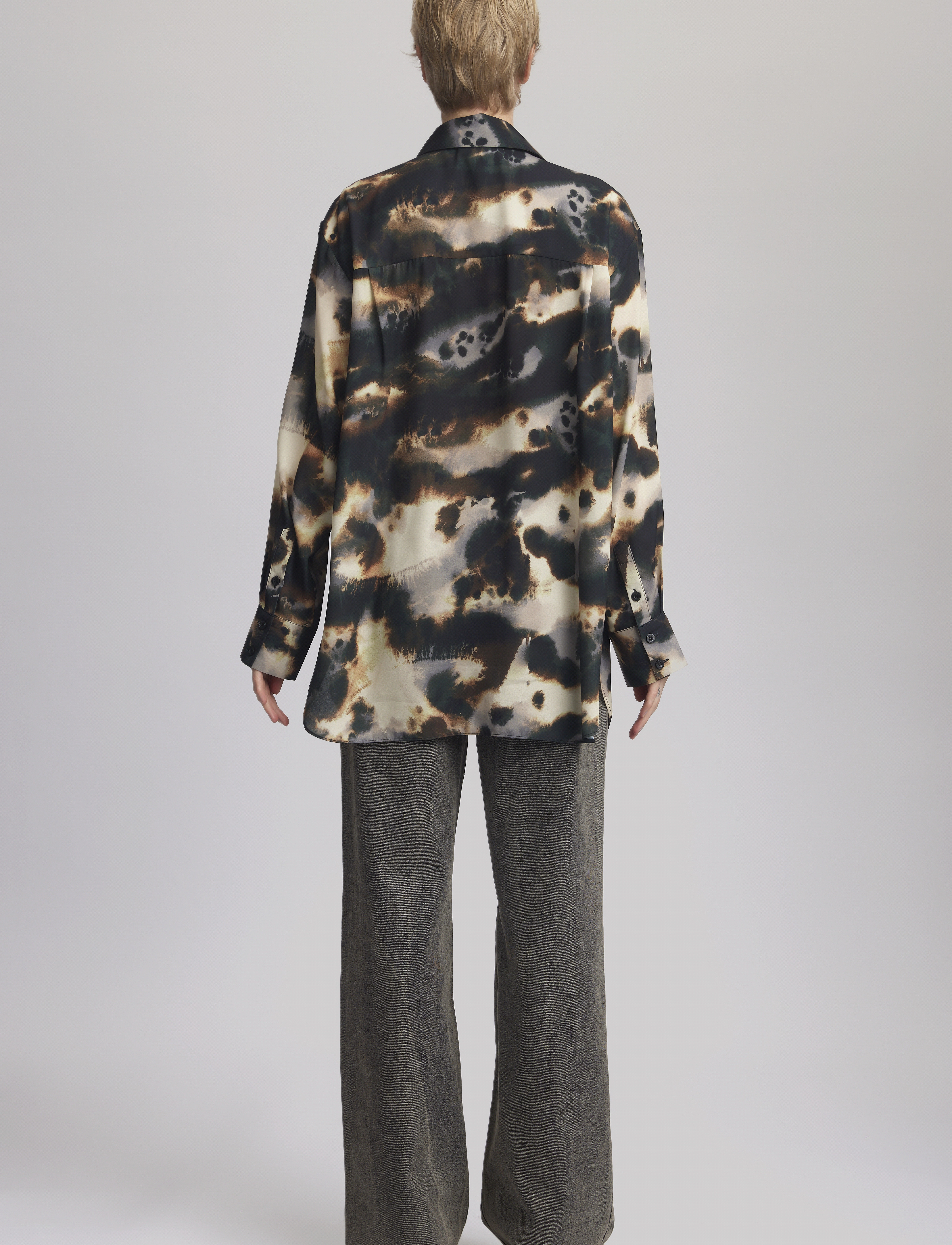 Gestuz - BehkaGZ P LS shirt - brown batic - 4