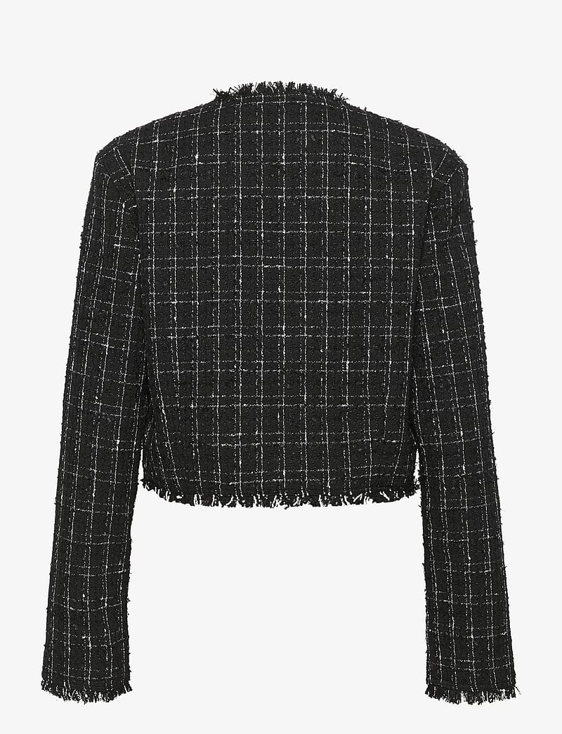 Gestuz - GaellyGZ jacket - bouclé - blacknwhite check - 2