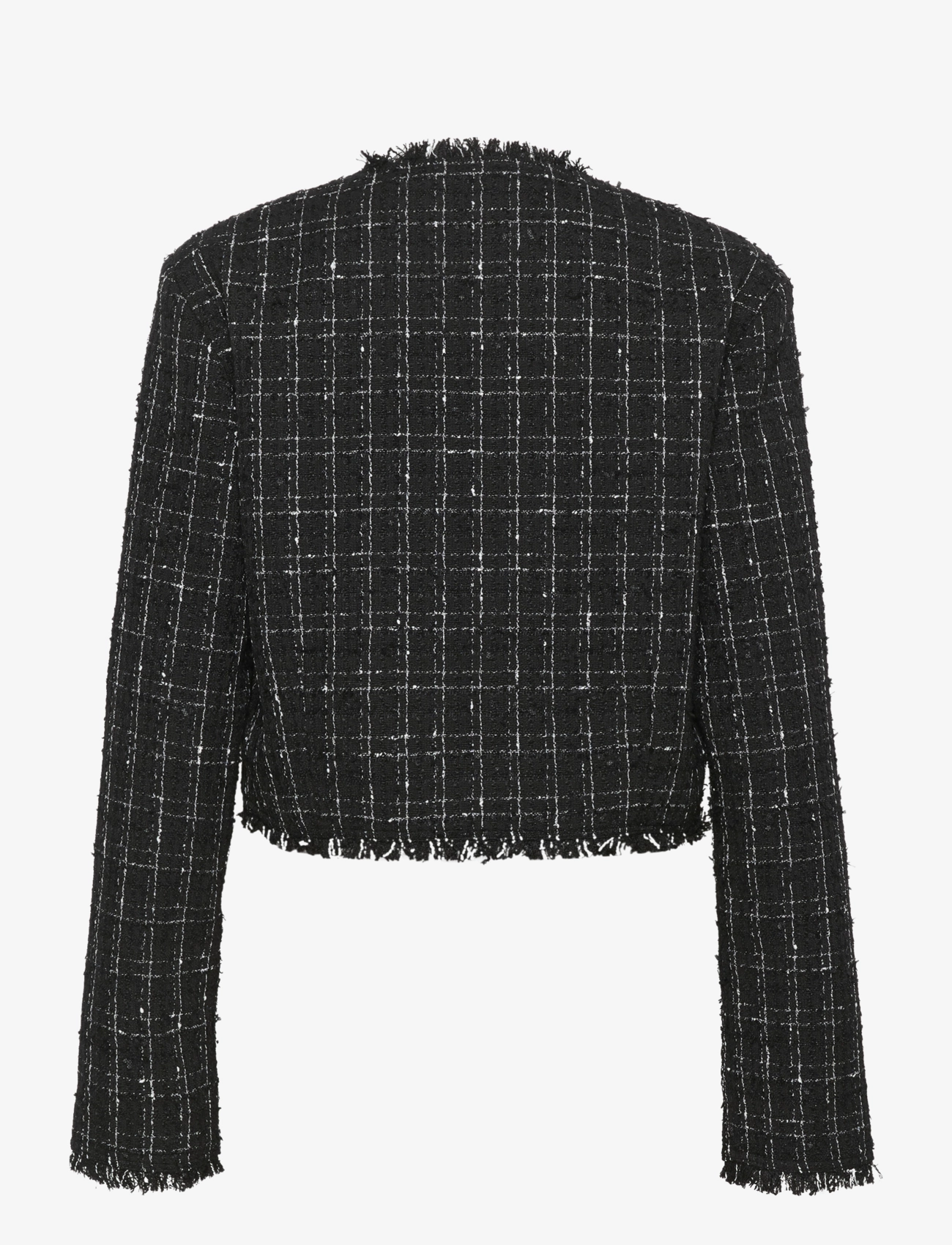 Gestuz - GaellyGZ jacket - bouclés - blacknwhite check - 2