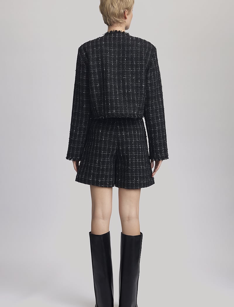 Gestuz - GaellyGZ jacket - bouclé - blacknwhite check - 4