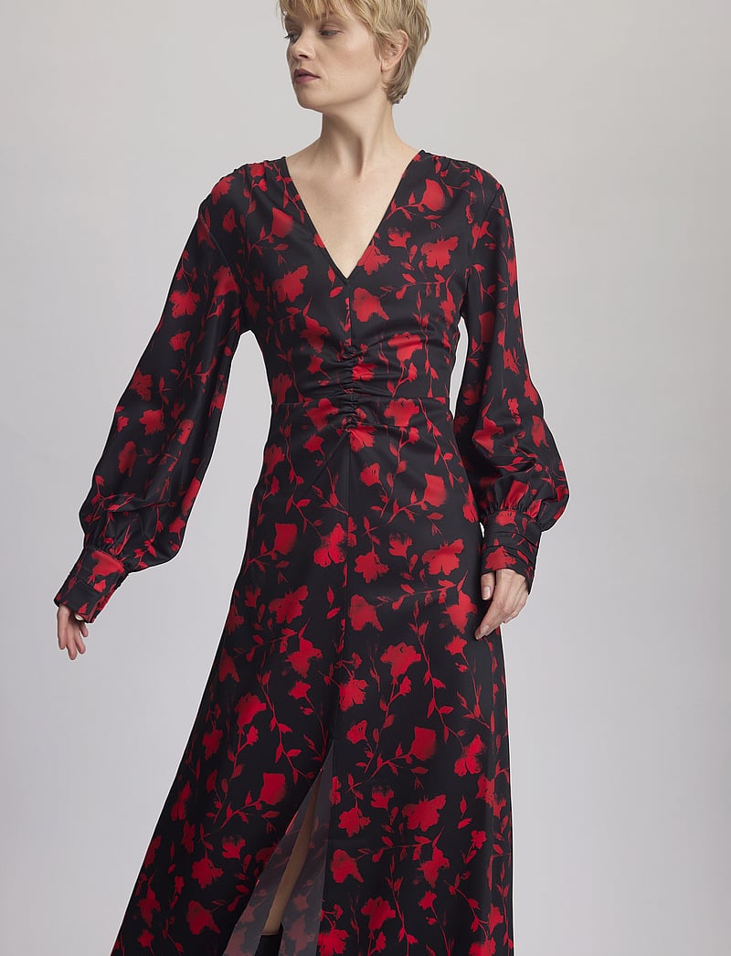 Gestuz - DilaraGZ P dress - midikleider - red shadow flower - 0