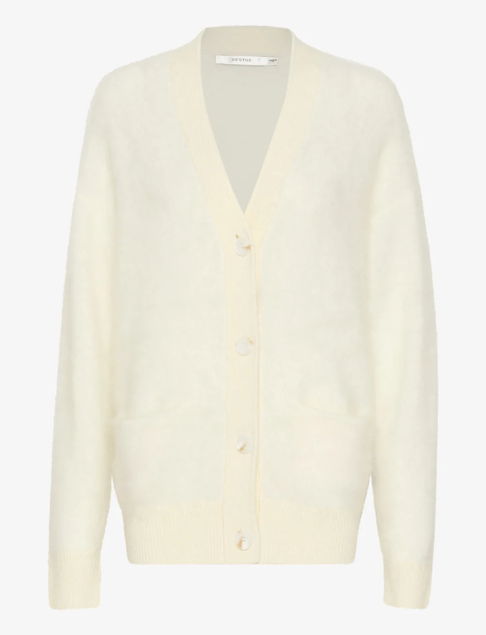 Gestuz - MaicaGZ cardigan - cardigans - egret - 1