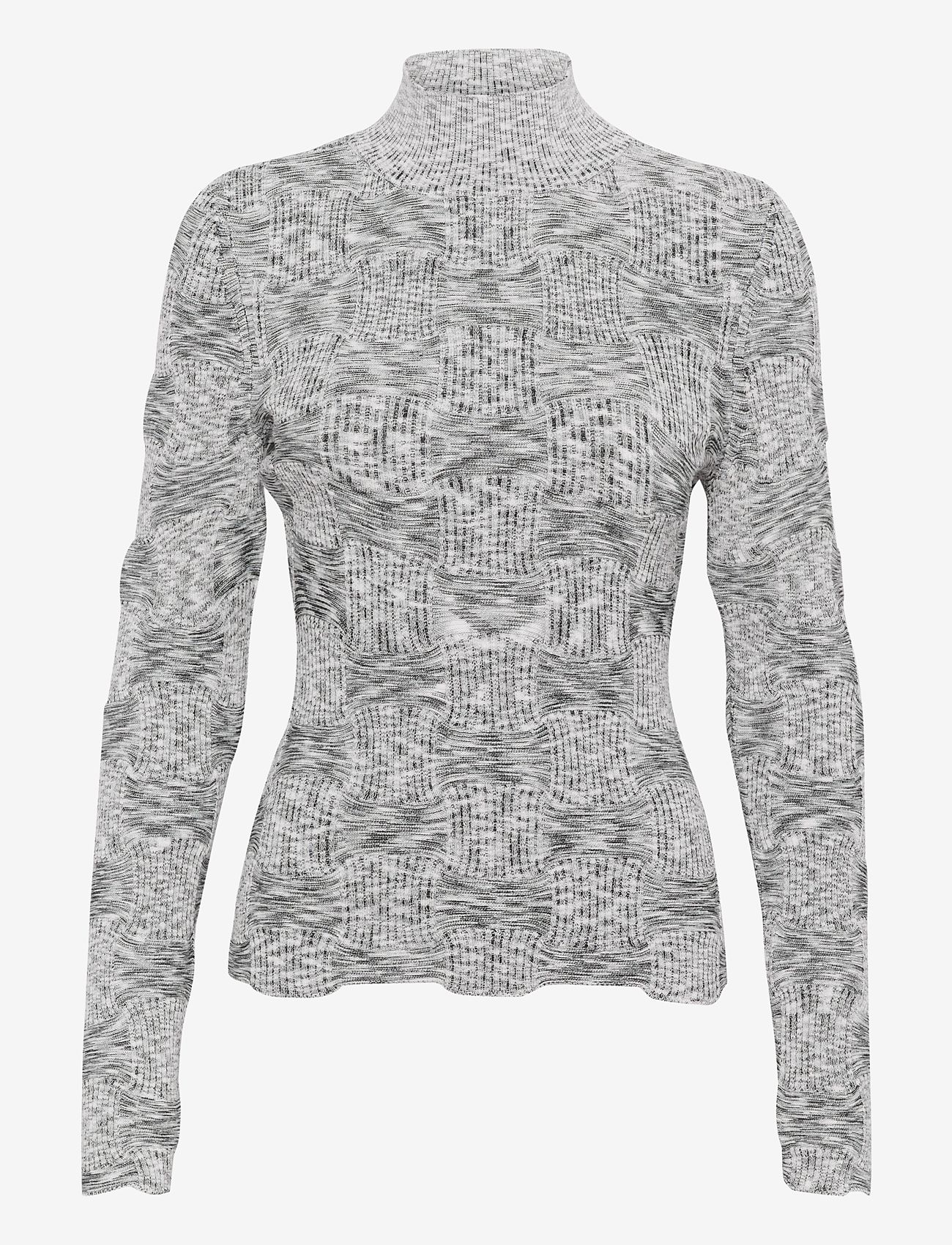 Gestuz - BariaGZ ls pullover - black/white spaced - 0