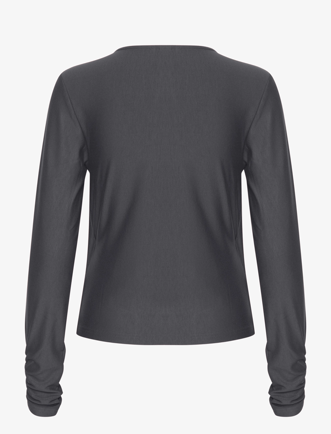 Gestuz - RifaGZ wrap top - blouses met lange mouwen - gray pinstripe - 2