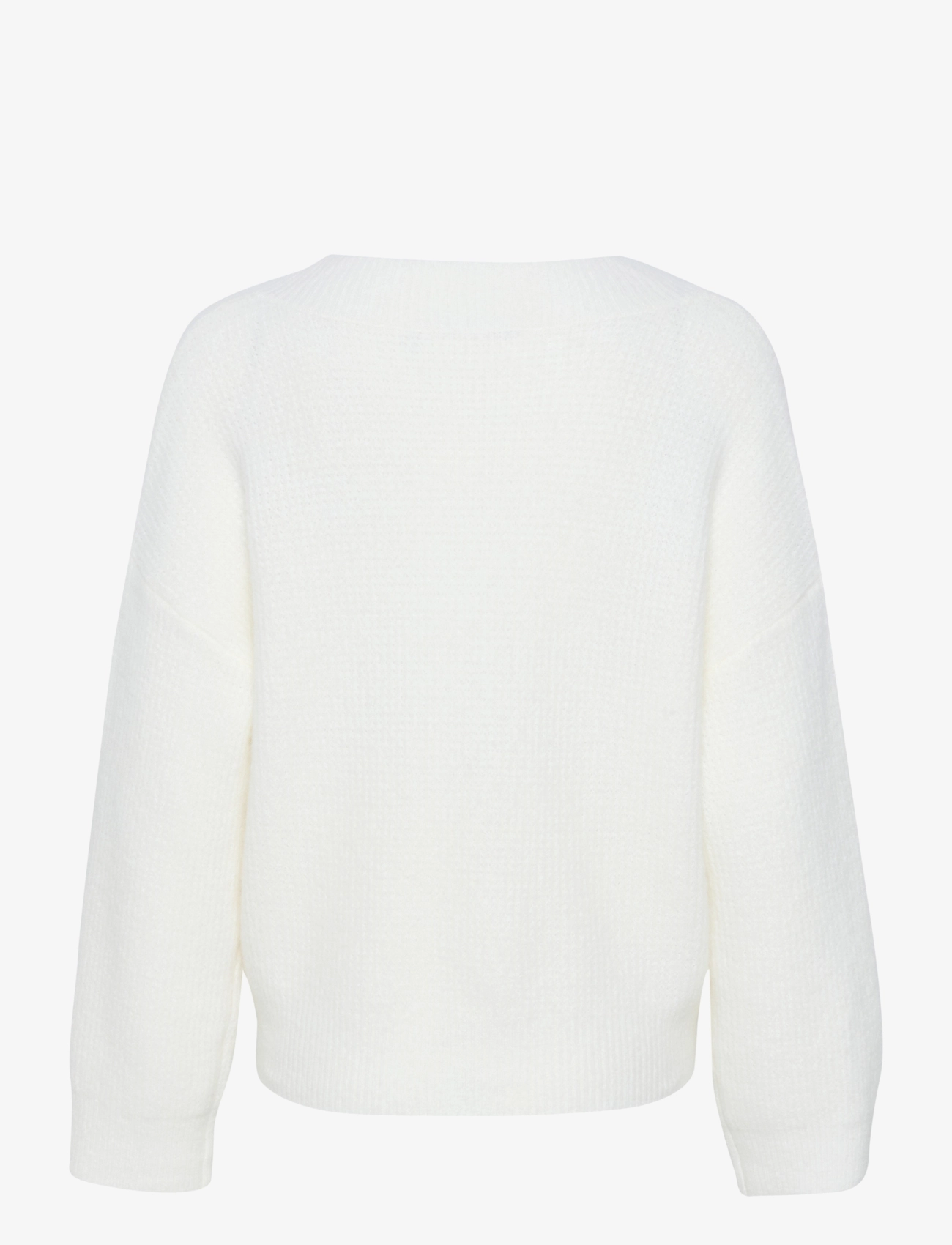 Gestuz - AlphaGZ V-neck - egret - 2
