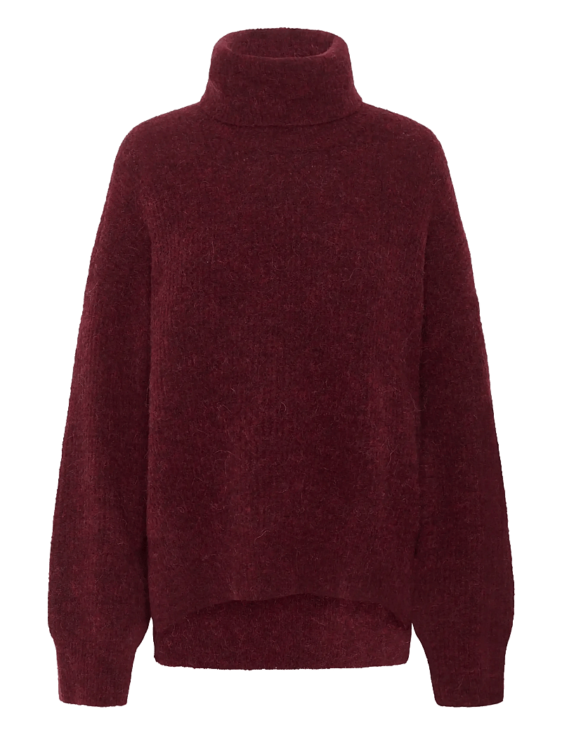 Gestuz - AlphaGZ rollneck - rullekraver - blood red mÉlange - 1