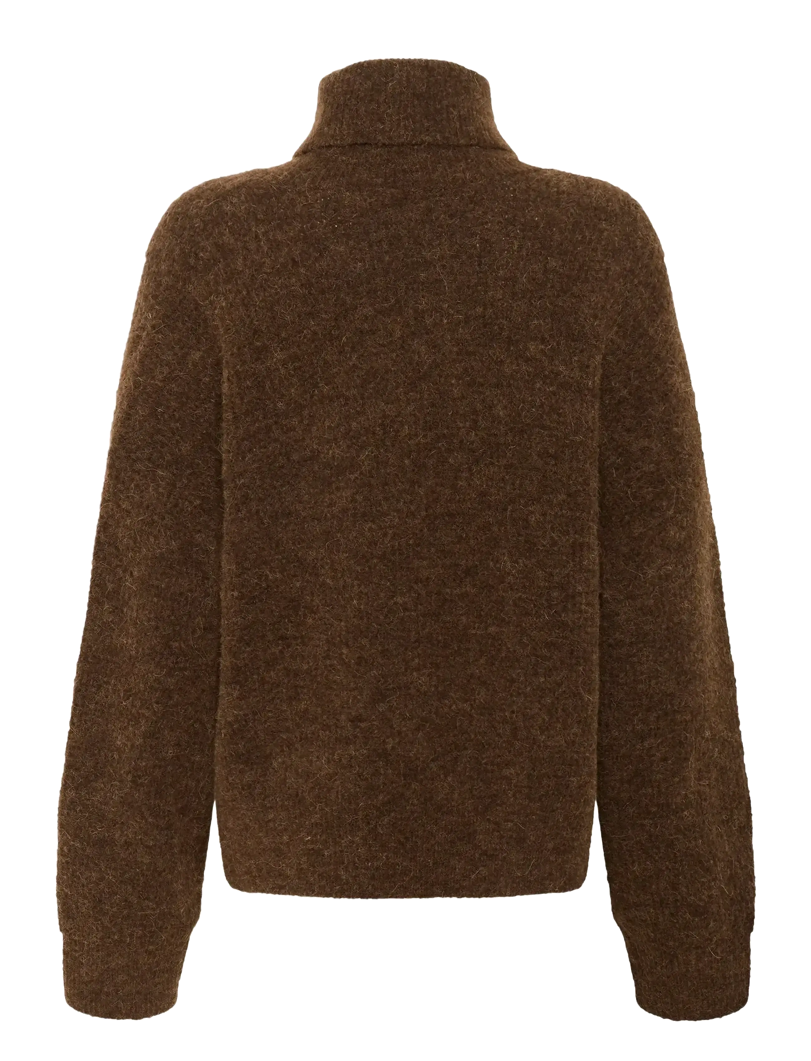 Gestuz - AlphaGZ rollneck - megztiniai su aukšta apykakle - buff mÉlange - 2
