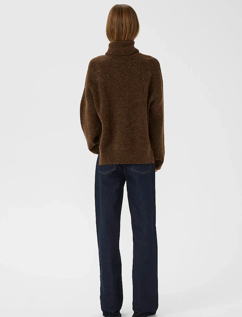 Gestuz - AlphaGZ rollneck - rollkragenpullover - buff mÉlange - 3