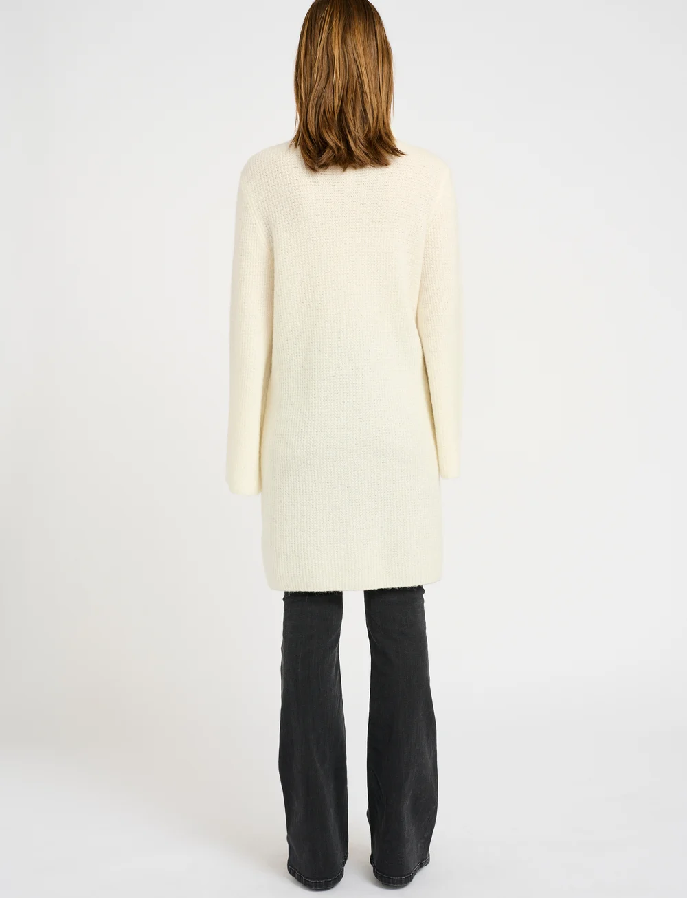 Gestuz - AlphaGZ rollneck dress - knitted dresses - egret - 4