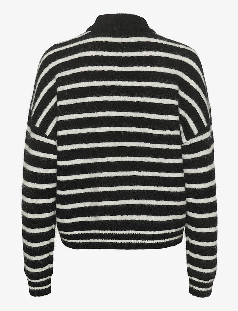 Gestuz - DebbieGZ pullover - striktrøjer - black/white striped - 2