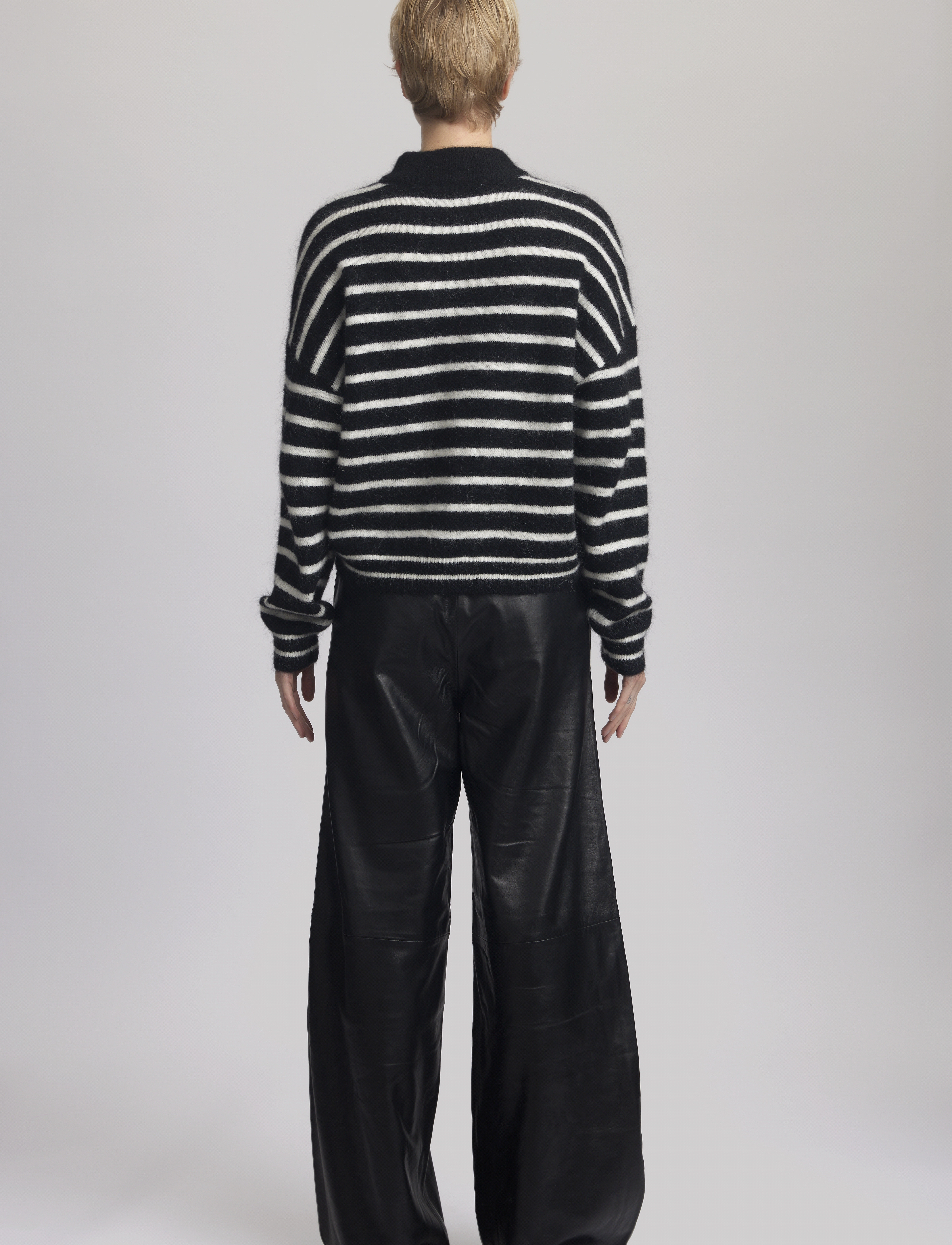 Gestuz - DebbieGZ pullover - tröjor - black/white striped - 4