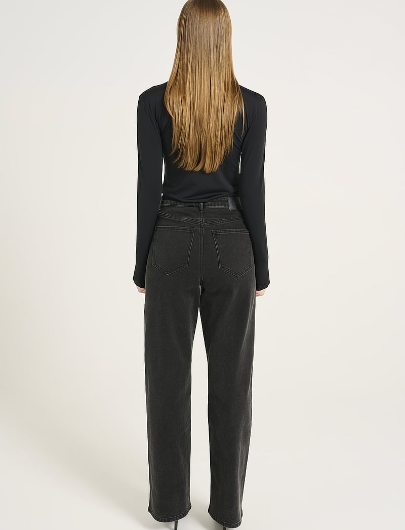 Gestuz - SanyaGZ ls high neck - långärmade toppar - black - 4