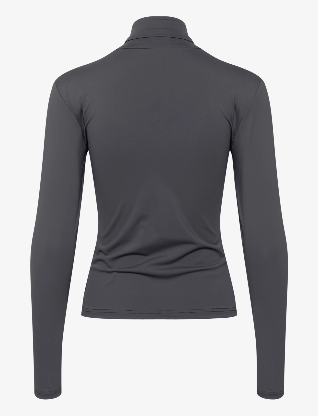 Gestuz - SanyaGZ ls high neck - pitkähihaiset t-paidat - gray pinstripe - 2