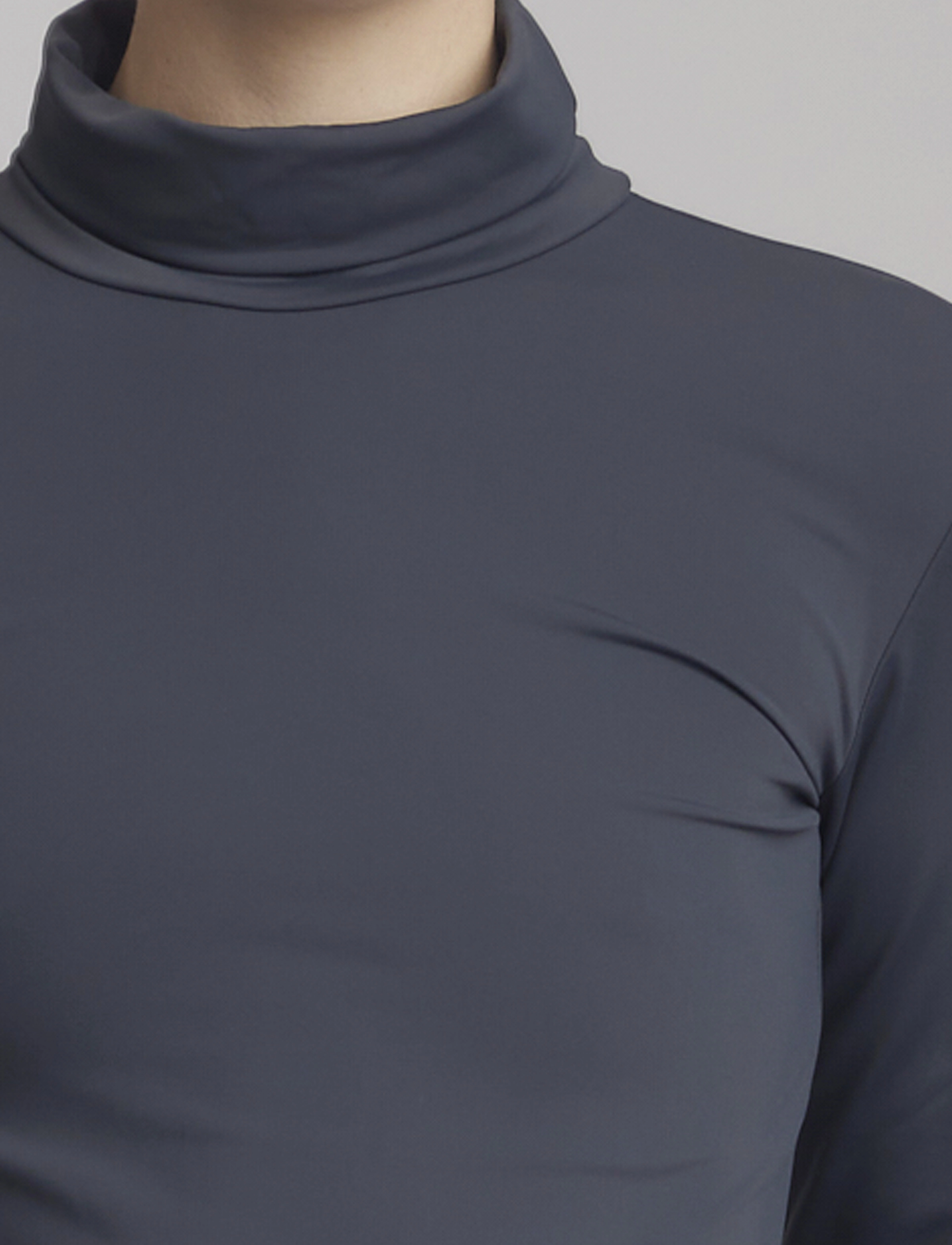 Gestuz - SanyaGZ ls high neck - pitkähihaiset t-paidat - gray pinstripe - 5