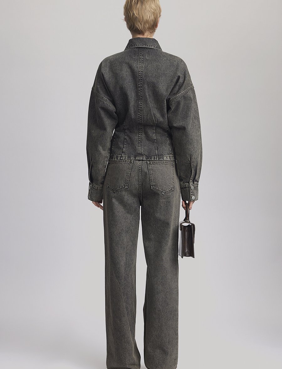 Gestuz - BrendaGZ LS shirt - jeanshemden - grey brown washed - 4