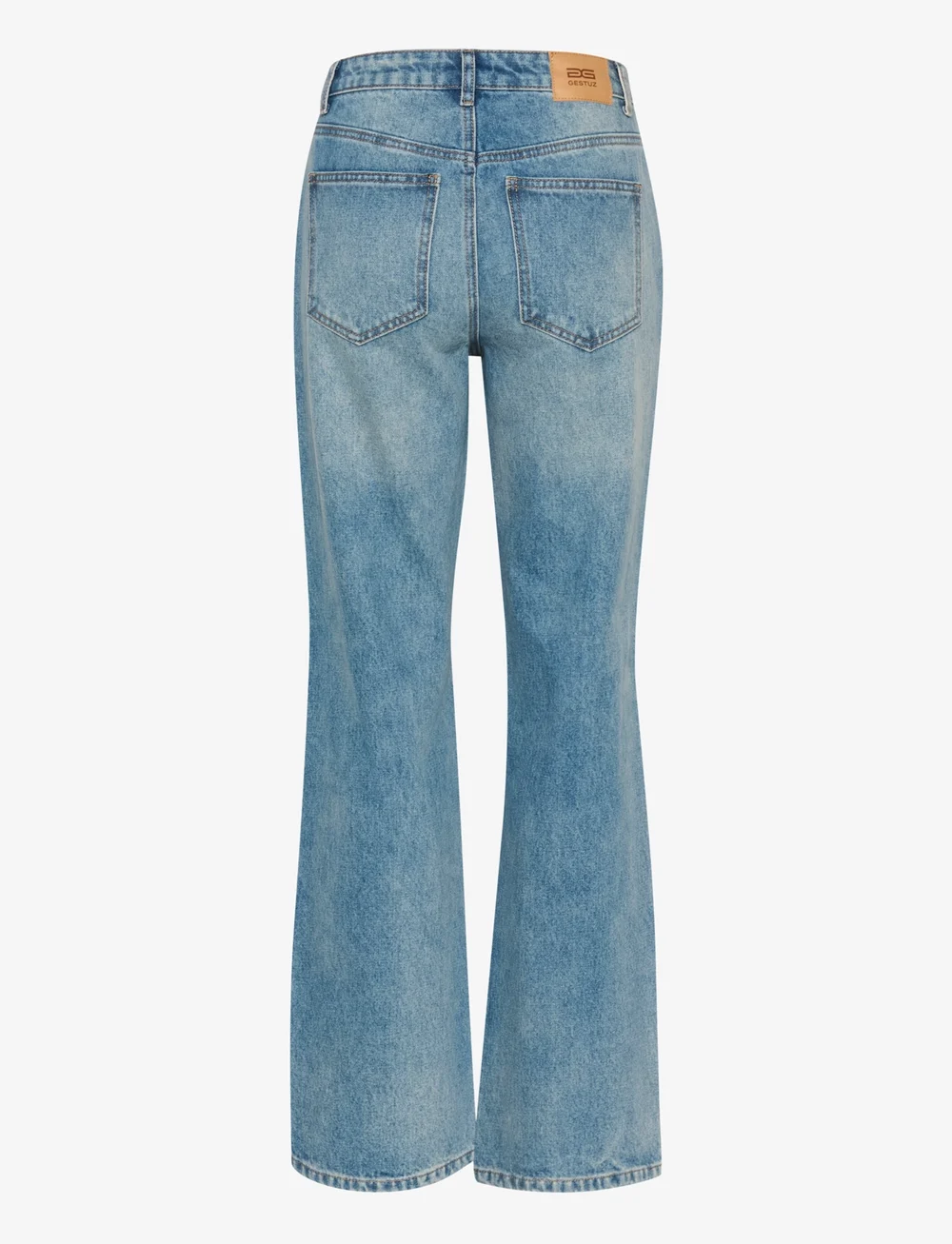 Gestuz - KathaGZ HW straight jeans - raka jeans - mid blue washed - 2