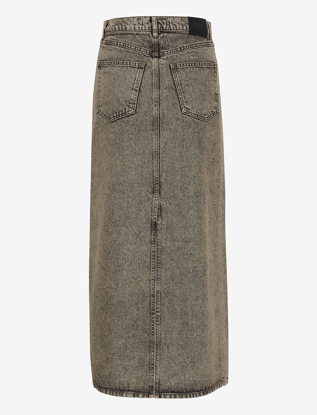 Gestuz - BrendaGZ HW long skirt - teksaseelikud - grey brown washed - 2