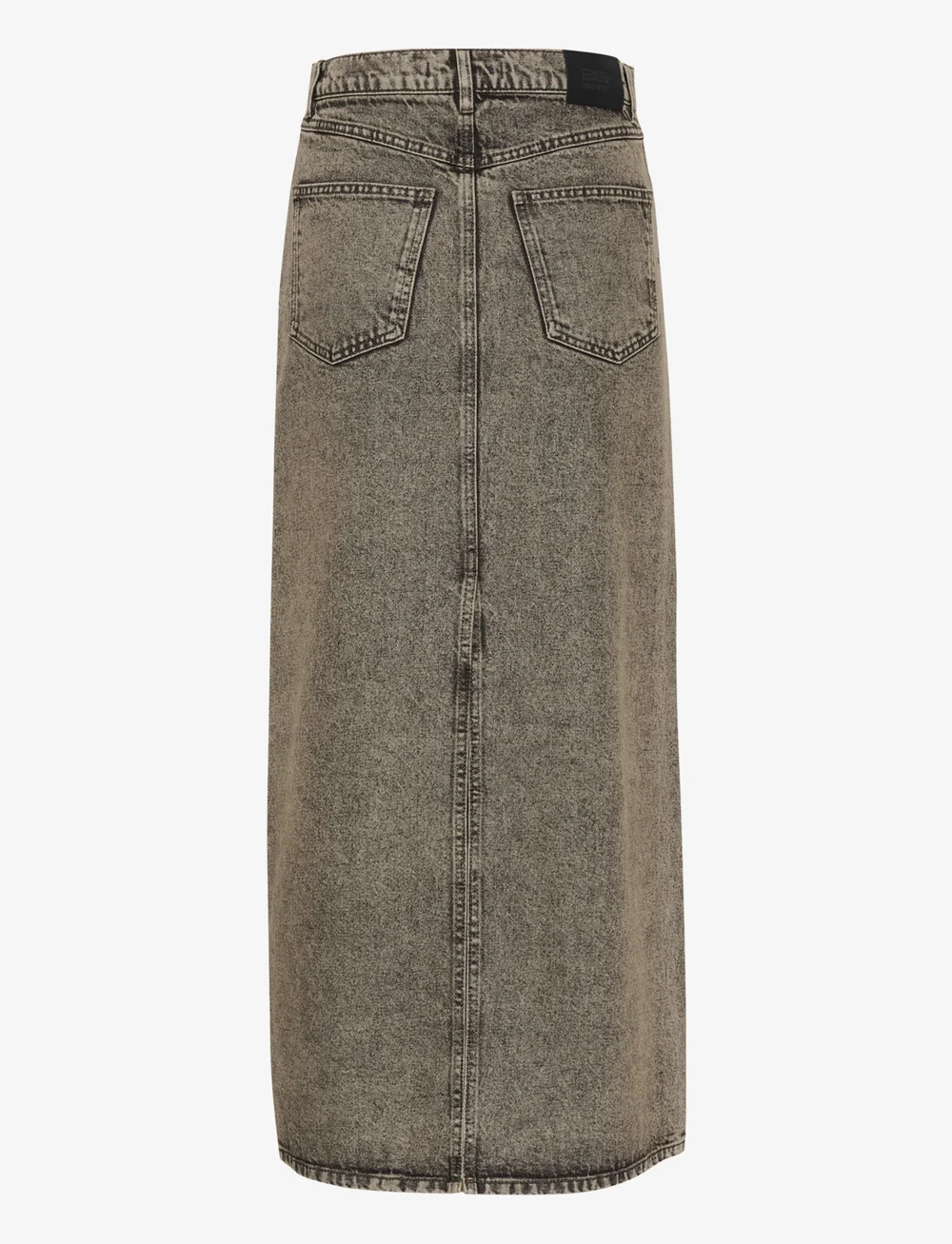Gestuz - BrendaGZ HW long skirt - denimnederdele - grey brown washed - 2