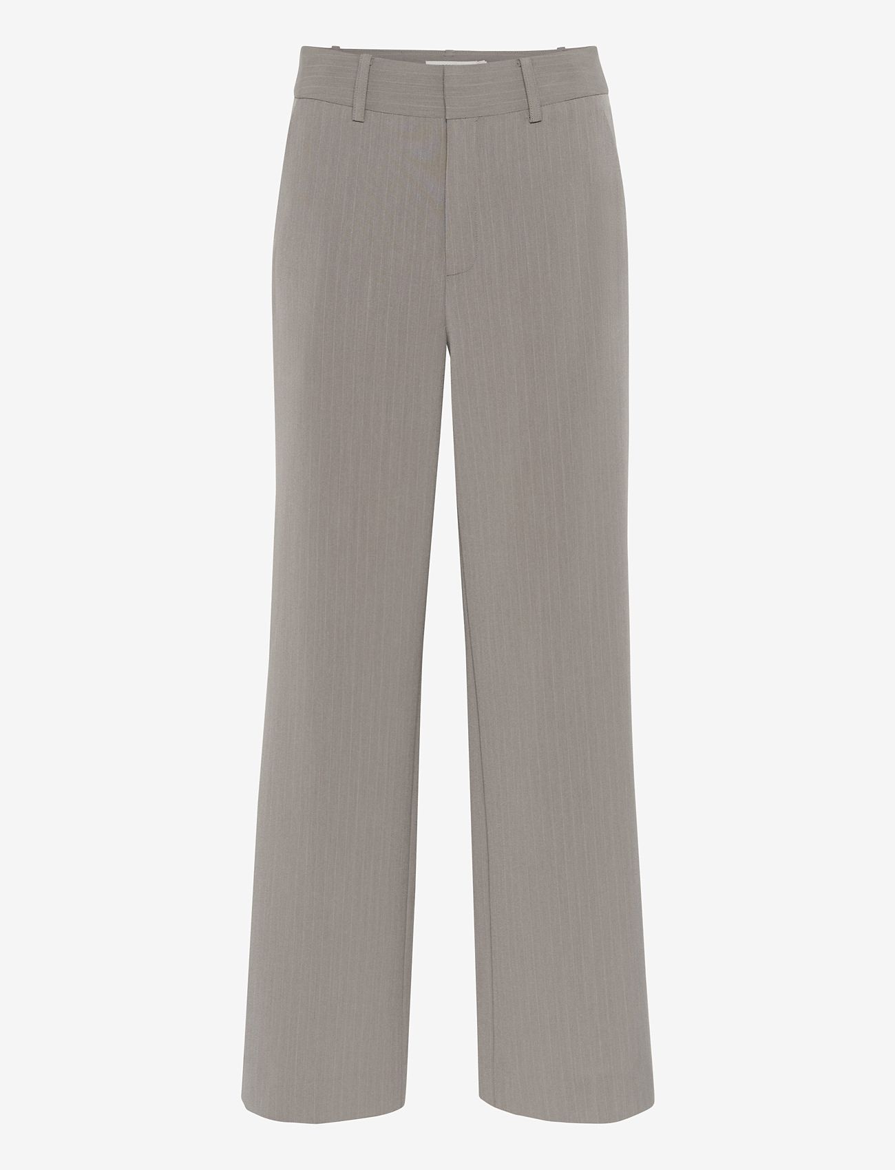 Gestuz - JoelleGZ mel. pinstripe MW pants - formell - rock ridge pinstripe - 1