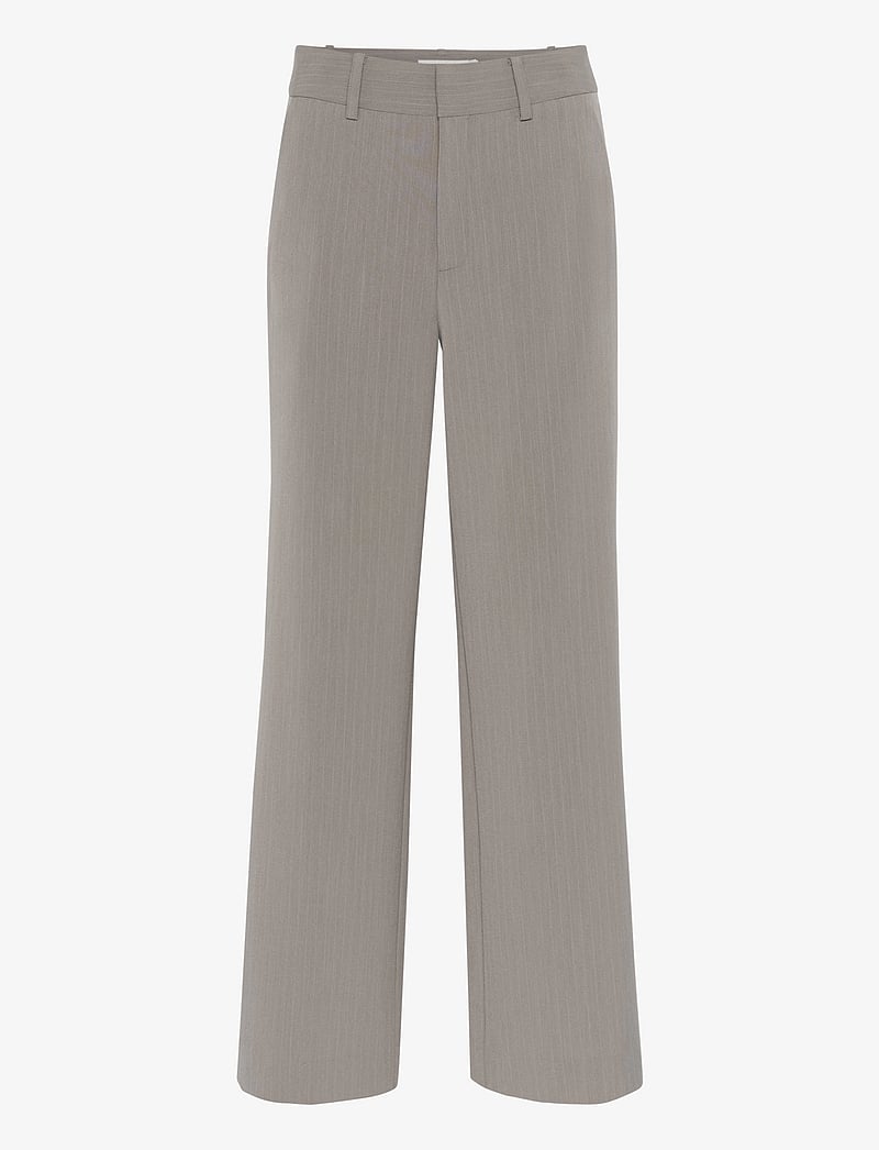 Gestuz - JoelleGZ mel. pinstripe MW pants - formell - rock ridge pinstripe - 1